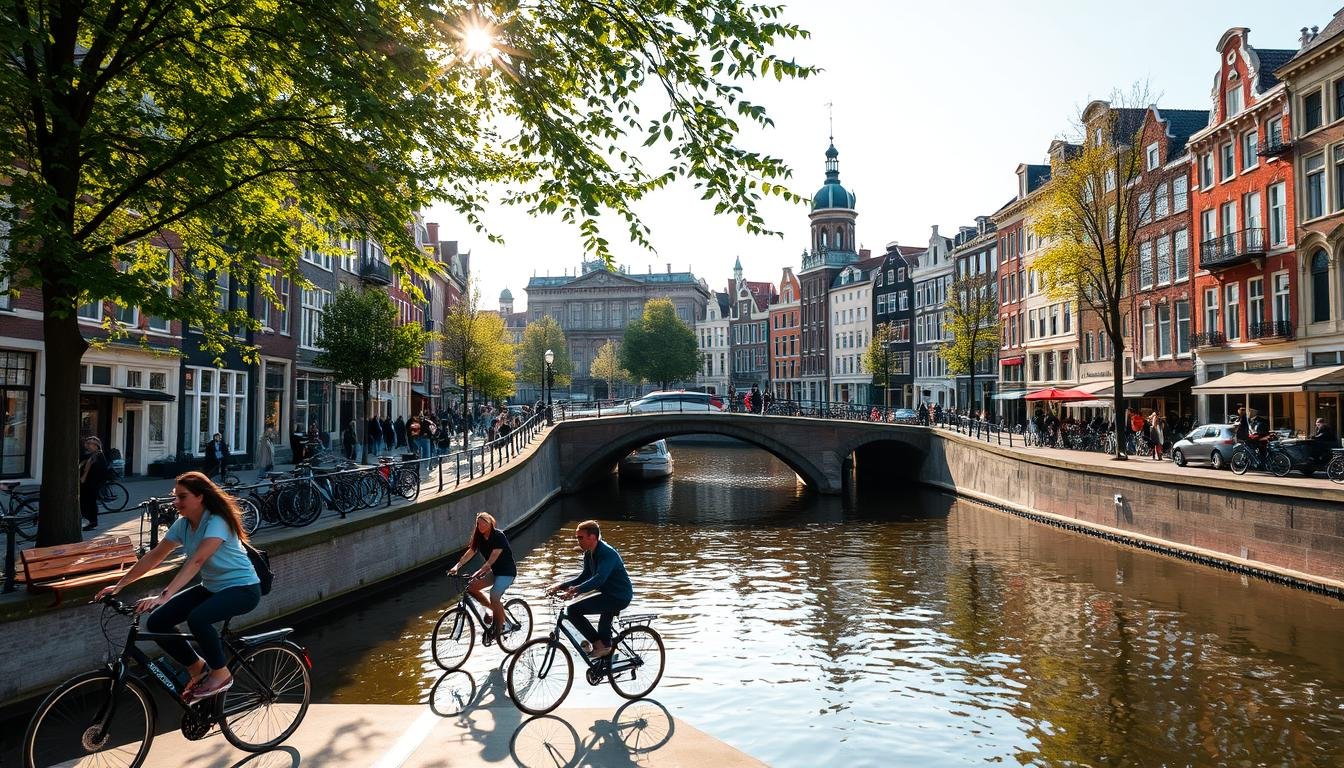 Amsterdam canals and architecture