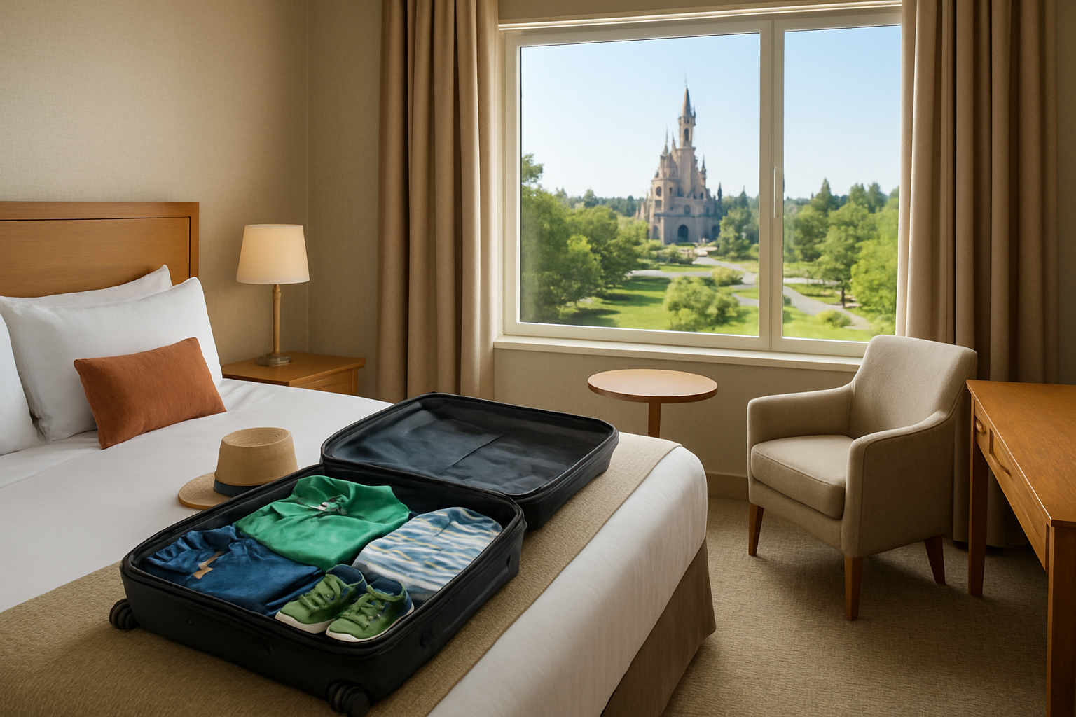 Family-friendly hotel room near Disneyland Paris
